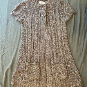 Cozy Brown Knit Cardigan